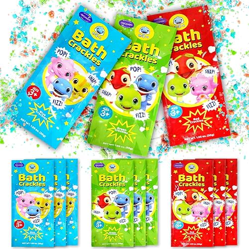 Bath Crackles Toddler Bath Toys Nontoxic Fragrance-Free for Kids