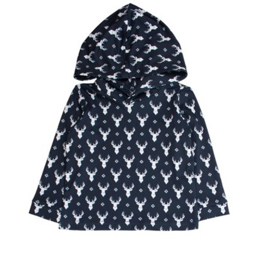 RuggedButts Baby Boys Performance Hooded Shirt - Little Lodge, 3-6m