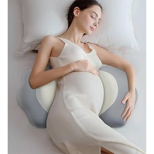 Pregnancy Pillows for Sleeping, Memory Foam Maternity Pillow Support for Back Belly HIPS, Adjustable Travel Wedge Pillow for Pregnant Women, Side Spleeping Pregnant Pillows with Cooling Pillowcase