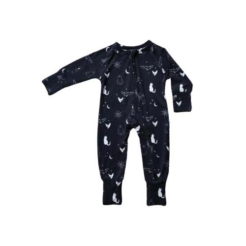 Spooky | Bamboo Zip Romper – Witching Hour Baby