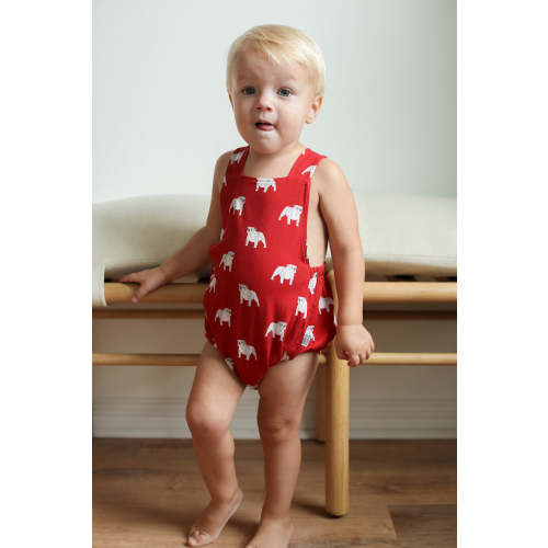 Red Bulldog Bamboo Sun Bubble with Adjustable Straps