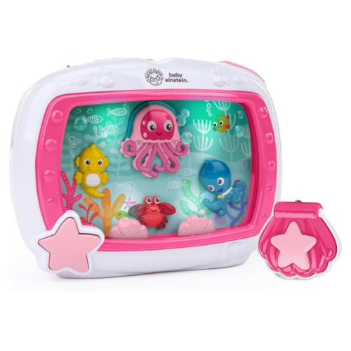Baby Einstein Sea Dreams Soother Musical Crib Toy and Sound Machine, Newborn and up
