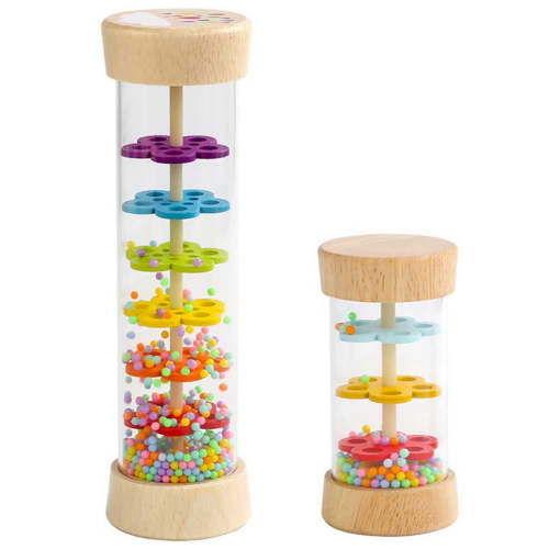 2Pack Rain Maker Stick Tube for Kids Rain Tube Rattle Tube Rain Stick Shaker Music Sensory Auditory Instrument Toy