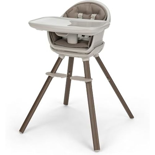 Maxi-Cosi Moa 8-in-1 High Chairs for Babies and Toddlers, Machine Washable Infant High Chair, Compact, Convertible to Booster Seat for Table, Lightweight Design, Truffle