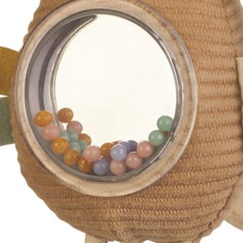 SARO Sensory Jungle Party Mirror Rattle - Monkey: Sensory & Motor Skill Development Toy for Babies