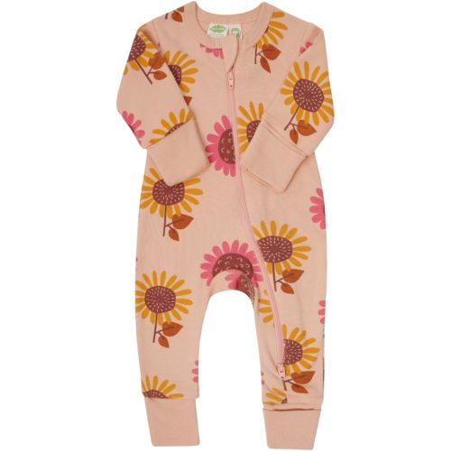 PARADE Organic Signature Print '2-Way' Zip Romper - Winter