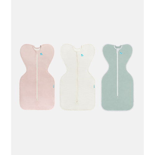 Swaddle Up Starter Bundle | 0.2 TOG | Blush | Breton Stripe | Olive