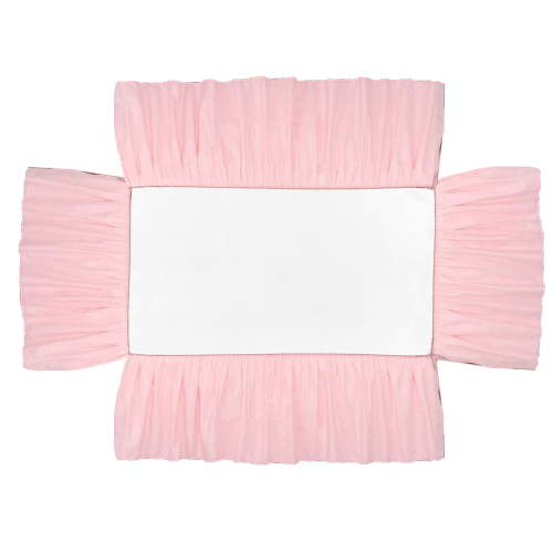 ZTGD Bed Dust Cover Easy Installation Baby Crib Bed Skirt Soft Elastic Toddler Crib Bedding Skirt for Bedroom