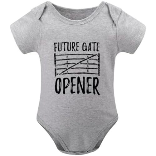 Future Gate Opener Romper for Baby Funny Infant Girl Boy Bodysuits Newborn Clothes Cotton