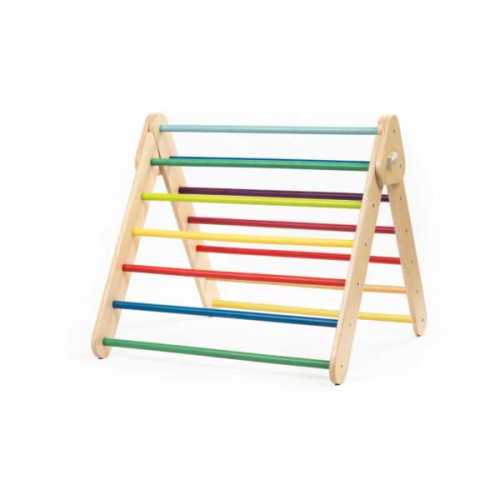 Wooden Triangle Climber for Kids - Indoor Climbing Toy