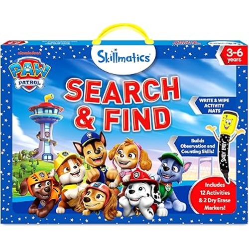 Skillmatics Search and Find – PAW Patrol, Preschool Activity, Gift for Kids