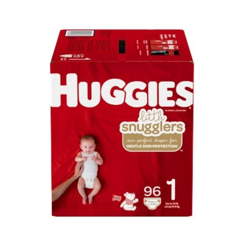 Huggies Little Snugglers Baby Diapers – (Select Size and Count)
