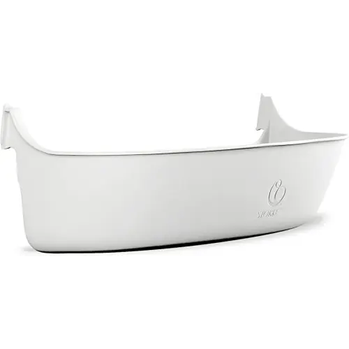 Tripp Trapp Storage, White - Flexible + Smart Storage Solution - Fits All Tripp Trapp Chairs Made After 2003 - Multifunctional, Safe + Easy to Use - Dishwasher Safe & BPA-Free