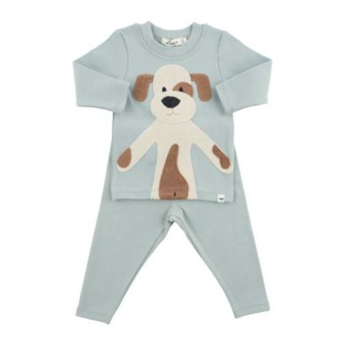 Boys' Puppy Applique Two Piece Set - Baby