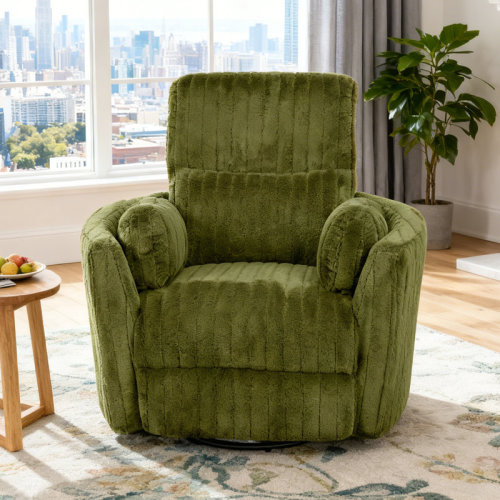 Dakota Fields Modern Power Glider Recliner With Swivel | Wayfair
