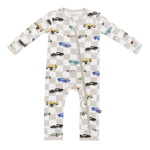 KYTE BABY Unisex Rayon Made From Bamboo Zippered Rompers 0-24 Months