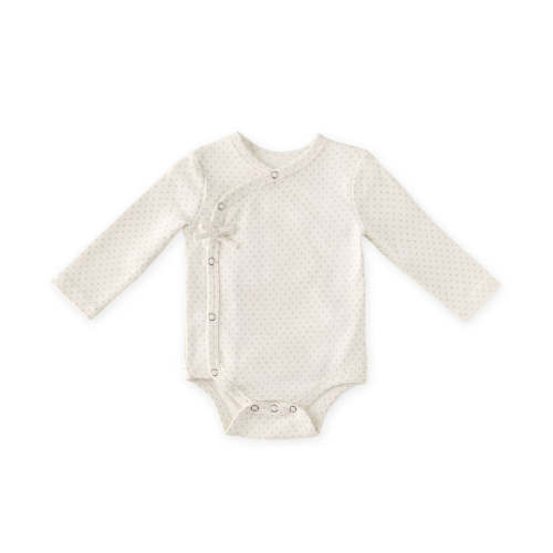 Kimono One-Piece - Pin Dot Pebble