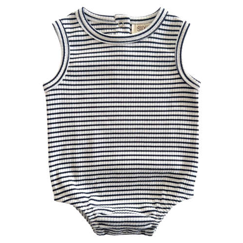 Black Stripe / Organic Ribbed Dune Bubble