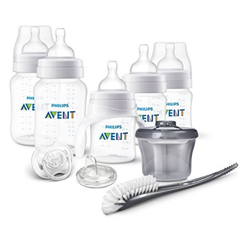 Philips AVENT Anti-Colic Bottle Newborn Starter Set, Clear