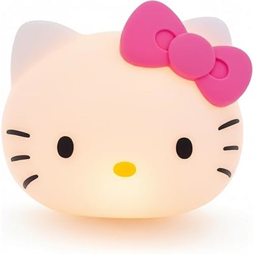 Ukonic Sanrio Hello Kitty Face Plug-in Nightlight, LED Mood Light