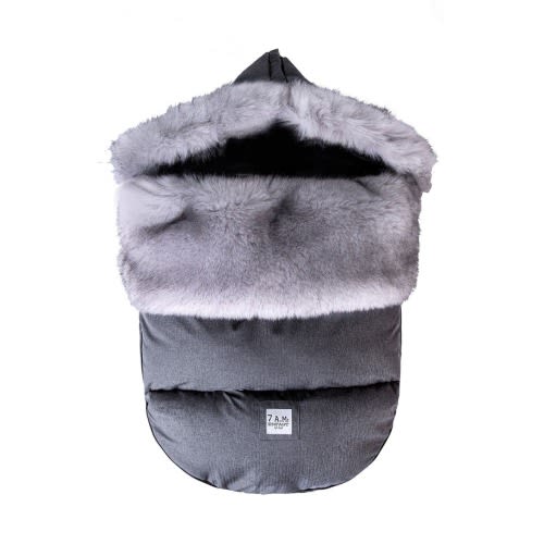 PlushPOD Tundra Water Repellent Faux Fur Lined Car Seat/Stroller Bunting