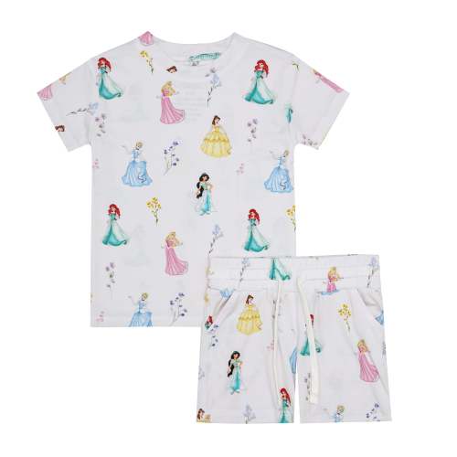 Royal Bloom Short Set