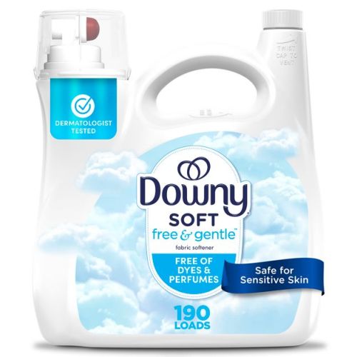 Downy Free & Gentle HE Compatible Ultra Liquid Fabric Softener - 140 fl oz