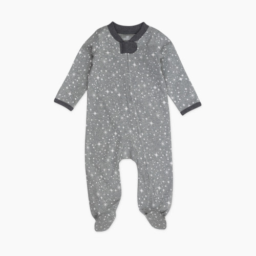 Honest Baby Clothing Organic Cotton Sleep & Play - Twinkle Star Gray, Newborn