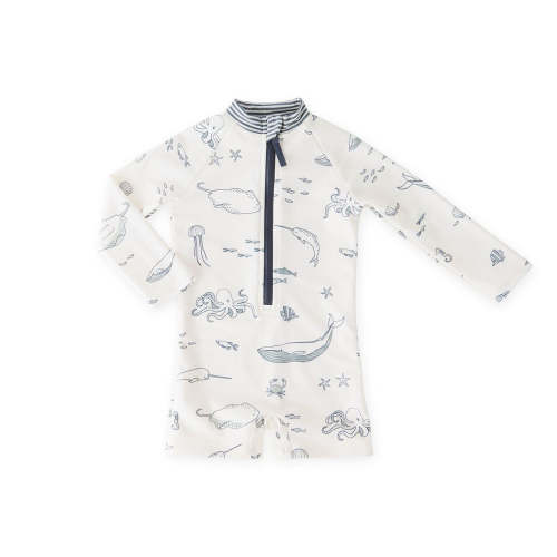 Swim Long Sleeve One-Piece - Life Aquatic