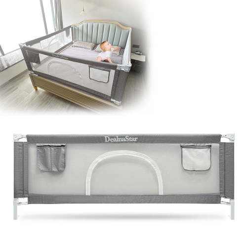 Bed Rail for Toddlers,80" Baby Bed Rail Guard,Upgrade Adjustable Kids Bed Rail,Universal Safety Baby Bed Side Rail Guard for Twin,Full,Queen,King,Cal King Size.