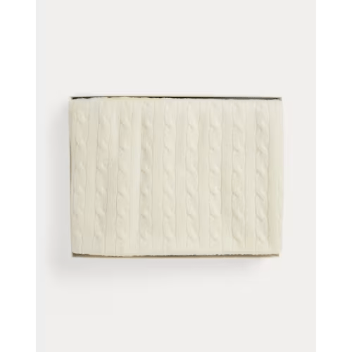 Ralph Lauren Cable-Knit Cashmere Blanket
