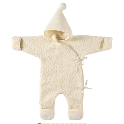 MERINO WOOL SNUGGLESUIT BABY ROMPER – BINIBAMBA