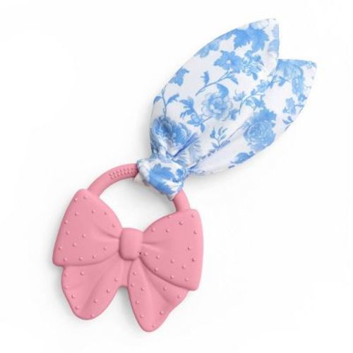 Itzy Ritzy Crinkle Crew Silicone Baby Teether with Crinkle Tie - Bow