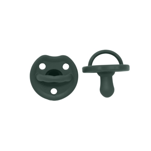 The Dearest Grey - Classic Pacifier - Natural Nipple - Basil