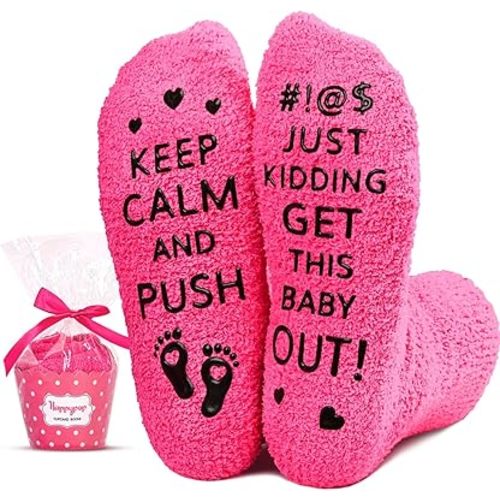 HAPPYPOP Pregnancy Gifts for Women - Pregnant Mom Socks, IVF Gifts on Mother's Day