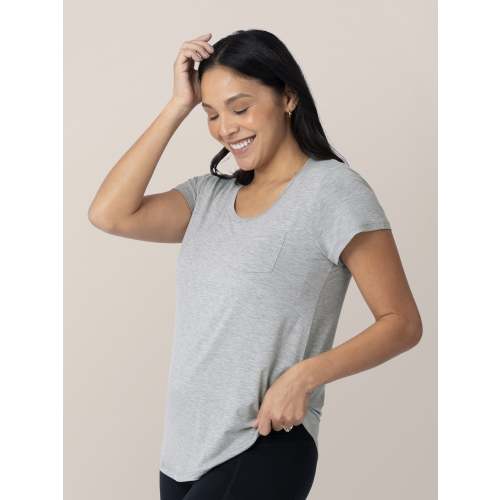 Everyday Maternity & Nursing T-shirt | Grey Heather
