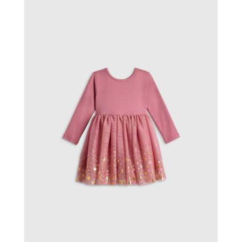 Shimmer Tulle Dress - Baby Girl in Fairytale Pink