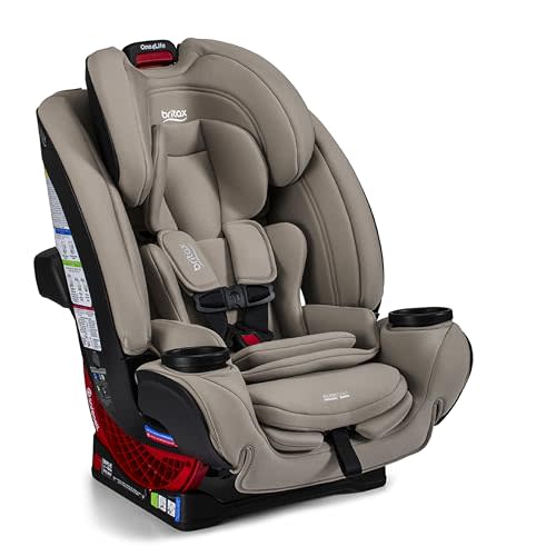 Britax One4Life All-in-One Car Seat, Up to 10 Years of Use, Rear Facing, Forward Facing, & Booster Modes, Extended Rear-Facing, ClickTight Installation & Breathable SafeWash Fabrics — Teak