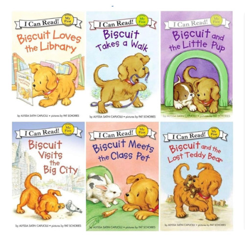 I Can Read : Biscuit and the Lost Teddy Bear, Biscuit Loves the Library, Biscuit Visits the Big City, Biscuit Meets the Class Pet, Biscuit and the Little Pup, Biscuit Takes a Walk - 6 Book Set