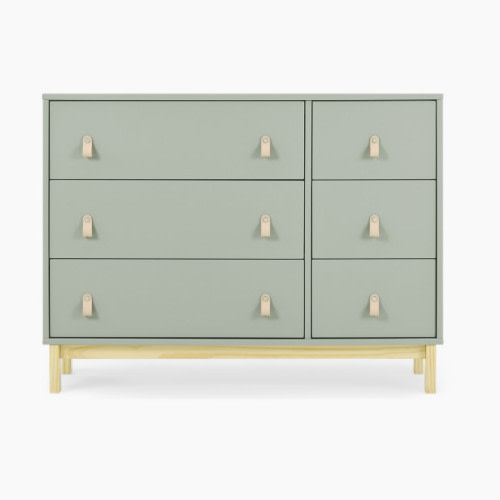 Delta Children babyGap Legacy 6 Drawer Dresser - Sage Green/Natural