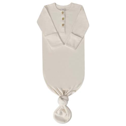 Knotted Gown Bundle in Sand Organic Cotton
