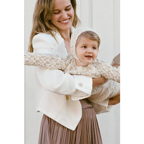 LINEN BLEND CARDIGAN - Light beige | ZARA United States