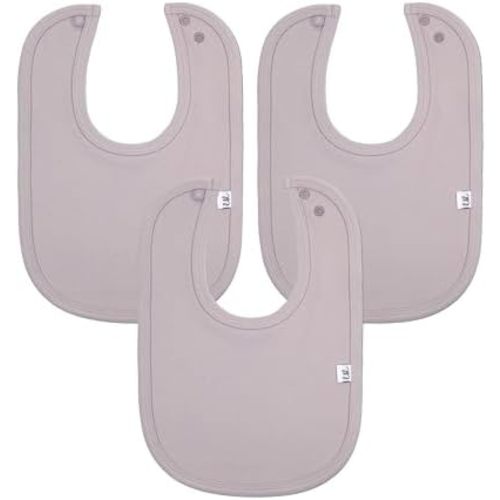Leya & Lior SnapDry 3-Pack Classic Bibs for Babies – Instant-Dry Absorbent Drool Bibs for Boys & Girls