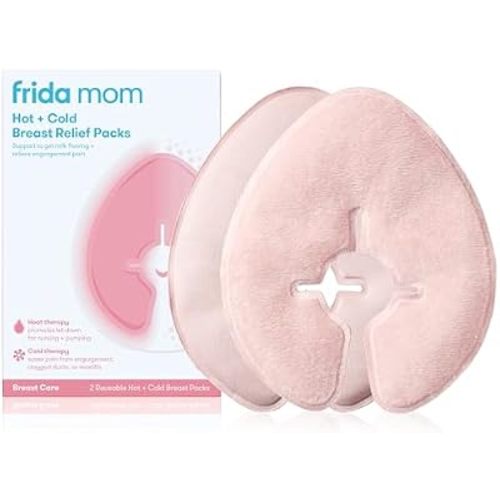 Frida Breast Therapy Packs, Cold & Hot Pack for Pain Relief, 2pk