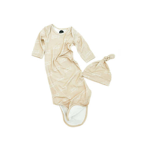 God Knew My Heart Needed You Bamboo Gown & Matching Beanie – OUR HOUSE ABOVE