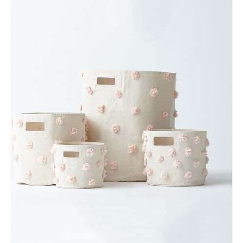 Medium Pom Pom Drum, Blush - Pehr | Maisonette