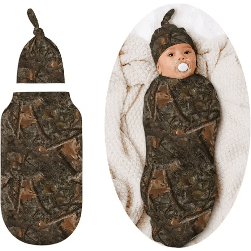 Camo Swaddle Blankets Newborn Receiving Blanket Baby Swaddle Wrap Soft Sleeping Sack for Baby Girls Boys