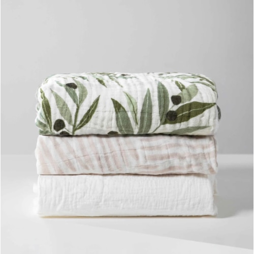 Babyletto All-Stages Midi Crib Sheet in GOTS Certified Organic Muslin Cotton