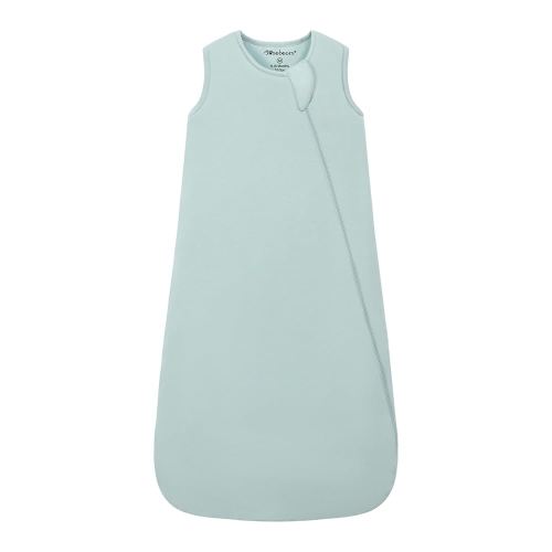 Mosebears Unisex Baby Sleep Sack 1.0 TOG, Supersoft Rayon Made from Bamboo Wearable Blanket with 2-Way Zipper(Sage,6-18 Months)