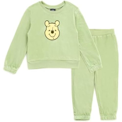 Disney Lilo & Stitch Winnie the Pooh Minnie Mouse Mickey Mouse Velour Sweatshirt & Jogger Pants Infant to Big Kid Sizes